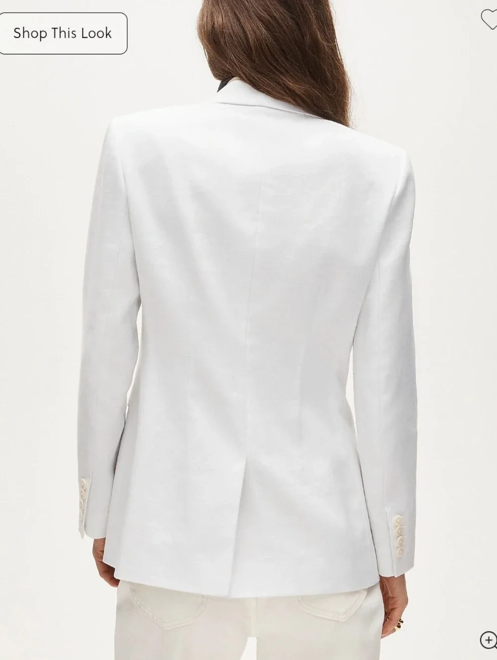 J Crew Tall Margeaux blazer in stretch linen blend CS640 Size 10T NWT White